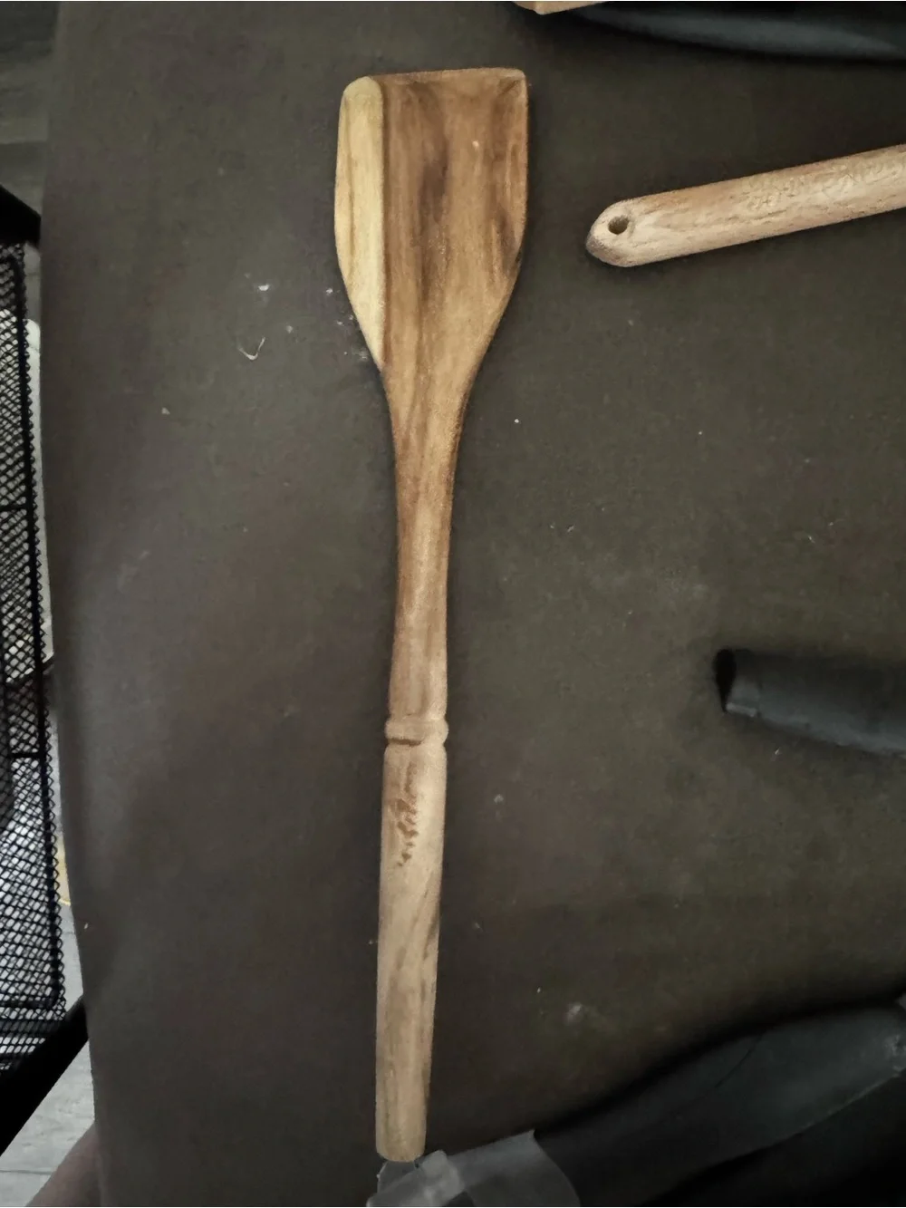 Engraved Wooden Cooking Spoons - Natural Wood